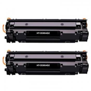 Pack 2 Cartuchos de Tóner Genéricos Compatibles con HP CE285A/CE278A/CB435A/CB436A y Canon 728/725/712/713/726 Negro - Sustitutos