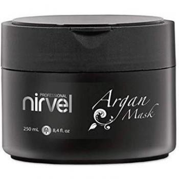 Nirvel Care Argan Hair Mask 250ml - Creamy Texture Rich in Argan Oil for Strengthening and Enhancing Shine