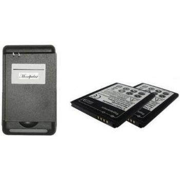 Mondpalast ® 2 X BATERIA 3100 mah + cargador PARA SAMSUNG GALAXY Note 2 N7100
