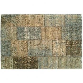 GD hogar Mystique funda Faded chenilla alfombra, color azul 120 x 170 cm