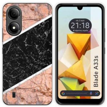 Funda de Silicona para Zte Blade A33s con Diseño de Mármol 07