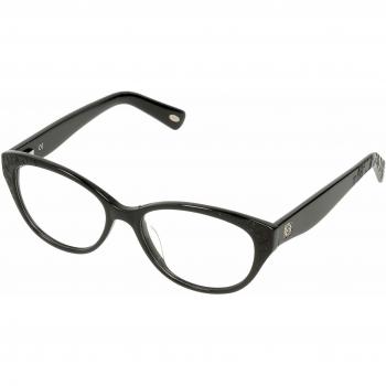 Loewe VLW872M530700 Monturas de gafas, Shiny Black, 55 Unisex