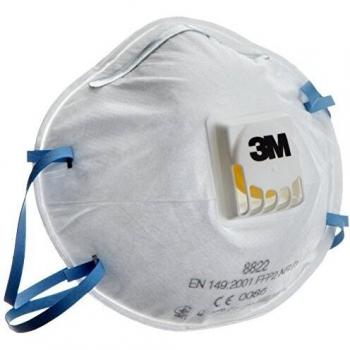 3M 8822 Máscara Desechable, 10 unidades