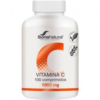Soria Natural Vitamina C Liberación Sostenida 1000mg Sin Gluten Vegana 100 Comprimidos