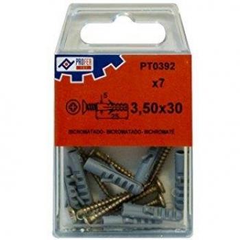 PROFER TOP - Taco 5+Tirafondo 3,5X30 C/7 Pz Profer Top