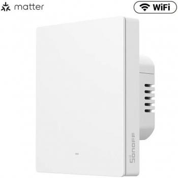 Interruptor de Pared Inteligente SONOFF M5 86 Tipo Matter, 1 Canal, Control por Voz con Alexa y Google Home