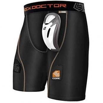 Core Compression Hockey Short with BioFlex Cup Black XL