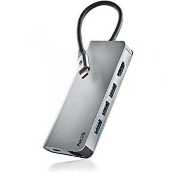 NGS Wonder Dock 8 - Hub USB-C 8 en 1, Adaptador Multipuerto