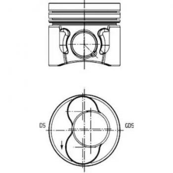 Pistón Kolbenschmidt 0.25 mm 40422610
