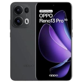 Smartphone OPPO Reno 13 Pro 5G Dual SIM 12GB RAM 512GB Gris Graphite, Pantalla AMOLED 6.83, Cámara de 50MP, Batería de 5800mAh