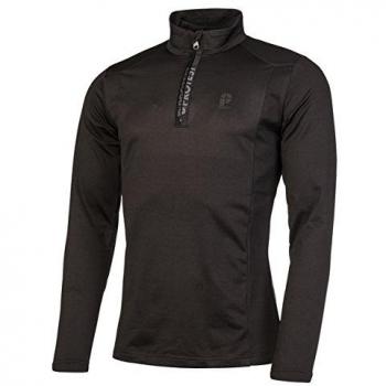 Protest Willowy Men's Long Sleeve 1/4 Zip Fleece Shirt - Black - XXL