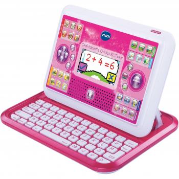 Vtech Ordi-Tablet Genius XL Juguete Interactivo portátil con pantalla a color, teclado completo, múltiples actividades educativas y juegos interactivos