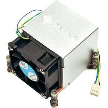 Refrigerador de CPU DYNATRON K650 Intel 2U LGA1150-51-55-56, Base de Cobre y Aletas de Aluminio Activo con PWM, hasta 95W TDP