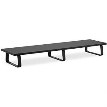 Soporte de escritorio ergonómico para dos monitores - madera compuesta STAR_SSD_04