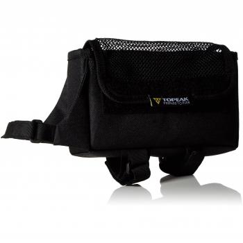 TOPEAK TriBag All Weather multisegmentales Bicicleta Tubo Superior Colour Negro