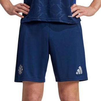 Adidas Manchester United 2024-25 Away Shorts for Men - Blue - XXL