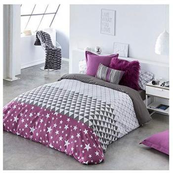 Funda Nórdica Triángulo Algodón y Poliéster Multicolor Cama de 200 cm - Incluye Funda Nórdica + 1 o 2 Fundas de Almohada