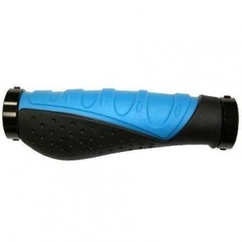 Vavert - Puño ergonómico para bicicleta multicolor negro/azul Talla:135 mm