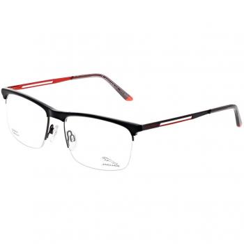 Jaguar 3611 8840 Gafas Recetadas para Hombre Negras con Armazones para Hombre Negros y Lentes Recetados de 56
