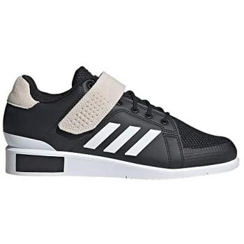 Zapatillas de halterofilia unisex adidas Power Perfect III, color negro/blanco/beige, talla 40 2/3 EU