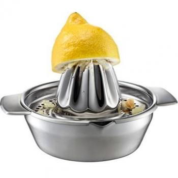 Citruspers de Acero Inoxidable GEFU LEMON, 0.25L, Apta para Lavavajillas