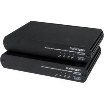StarTech.com USB DVI over Cat 5e Cat 6 KVM Console Extender w 1920x1200 Uncompressed Video 330ft 100m