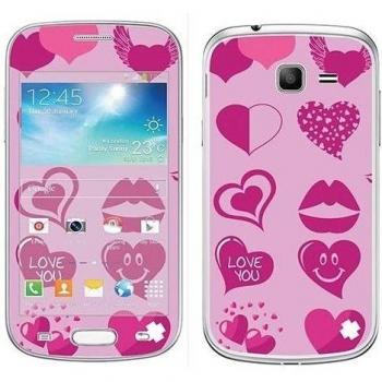 Royal adhesivo RS.104502 autoadhesivo para Samsung Trend Lite con diseño Hearts