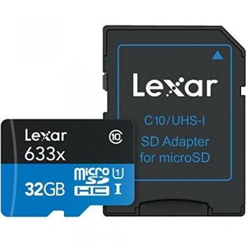 Tarjetas Lexar LSDMI32GBBEU633A High-Performance 633x 32GB