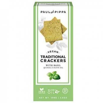 Crackers veganas artesanas de albahaca 130g