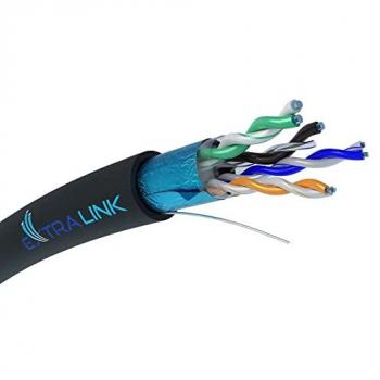 Cable de red Extralink EX.17092 Cat5e F/UTP (FTP) Negro 305 m