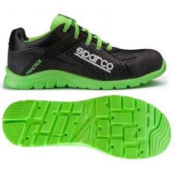 Sparco 0751747NRVF Zapatillas Negro/Verde, 47