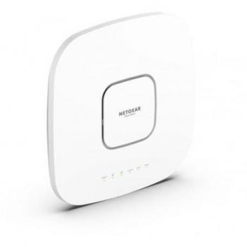 NETGEAR WAX638E-111EUS Punto de Acceso Wi-Fi 6E AX7800, 4800 Mbit/s, Blanco, con Energía sobre Ethernet (PoE)