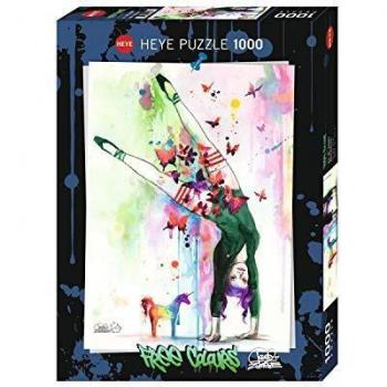 Puzzle Heye Mini Unicornio 1000 Piezas Colores Libres