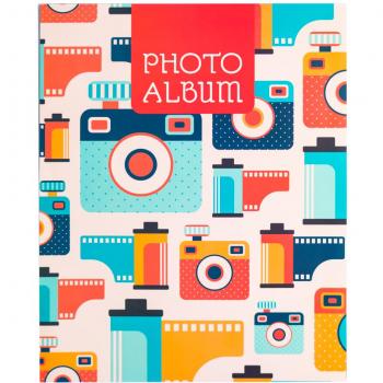 Álbum de fotos Grupo Erik AFS48132008 multicolor con protector, 48 hojas, tamaño 13 x 20 cm, encuadernación perfecta