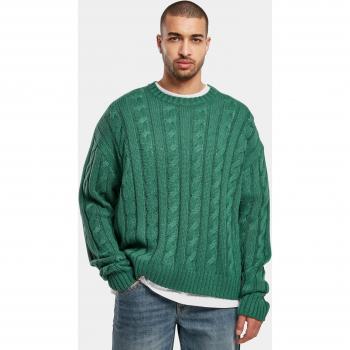 Urban Classics Boxy Green Pullover Sweater for Men