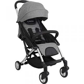 Silla de Paseo Renolux Lynx Gris con Inclinación Multiposiciones, Suspensión y Gran Capacidad de Almacenamiento