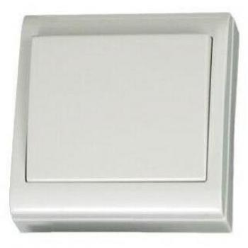 Interruptor unipolar de superficie serie Focus GSC 0200490 - Blanco 10A 250V
