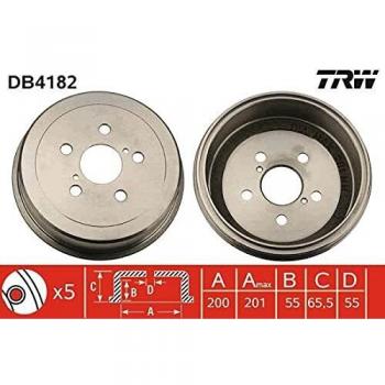 Tambor de freno TRW DB4182, 1 pieza