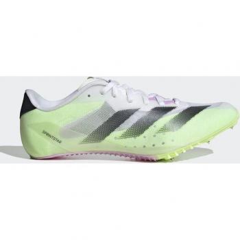 Zapatillas de atletismo de hombre Sprintstar adidas características: clavos, color blanco