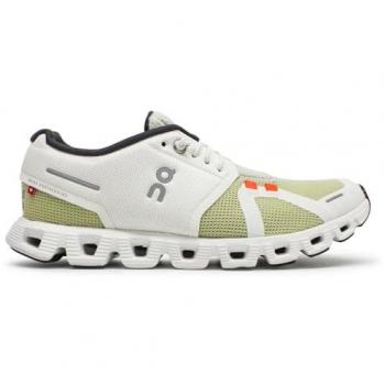 On Cloud 5 Push Women's Lowtop Performance Sneakers - White Beige - Size 37.5