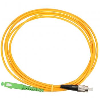 Cable de fibra óptica Extralink SC/APC-FC/UPC SM G.657A1 Simplex 3.0mm 2M FTTH Amarillo