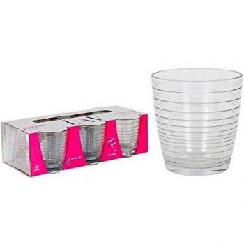 Vega 86128 Vaso Cristal Apollon, Transparente, 270 ml, Set de 6
