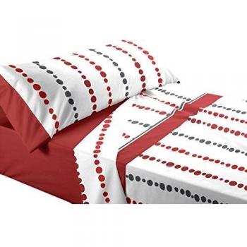 Artemur 16016 C/70 Duna Color Rojo Juego Cama de 180, 180 cm