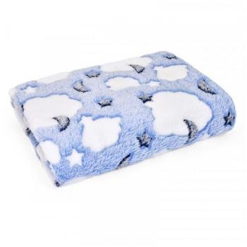 Manta Dulces Sueños 100x70 cm para perro y gato, marca Nayecho, suave, cálida, estampada