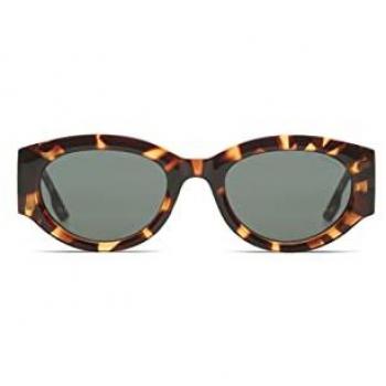 KOMONO Dax Unisex Oval Sunglasses with UV Protection and Scratch-Resistant Lenses