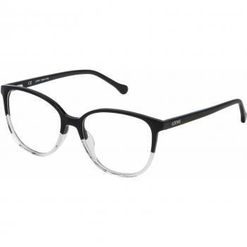 Loewe VLWA17M530Z50 Monturas de Gafas, Black+Crystal, 55 Unisex