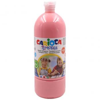 Tempera Superlavable Rosa 1000ml - Alta Opacidad y Fácil Mezcla para Materiales Porosos