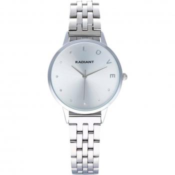 Radiant - Reloj de mujer Sri Lanka RA609201 de acero y correa plateada/gris