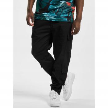 Urban Classics Men's Tapered Double Cargo Pants - Black 32