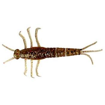 VINILO SAVAGE GEAR 3D PVC MAYFLY - 5CM - PAQUETE DE 8 - By 8, Brown Glitter, 03, 5
